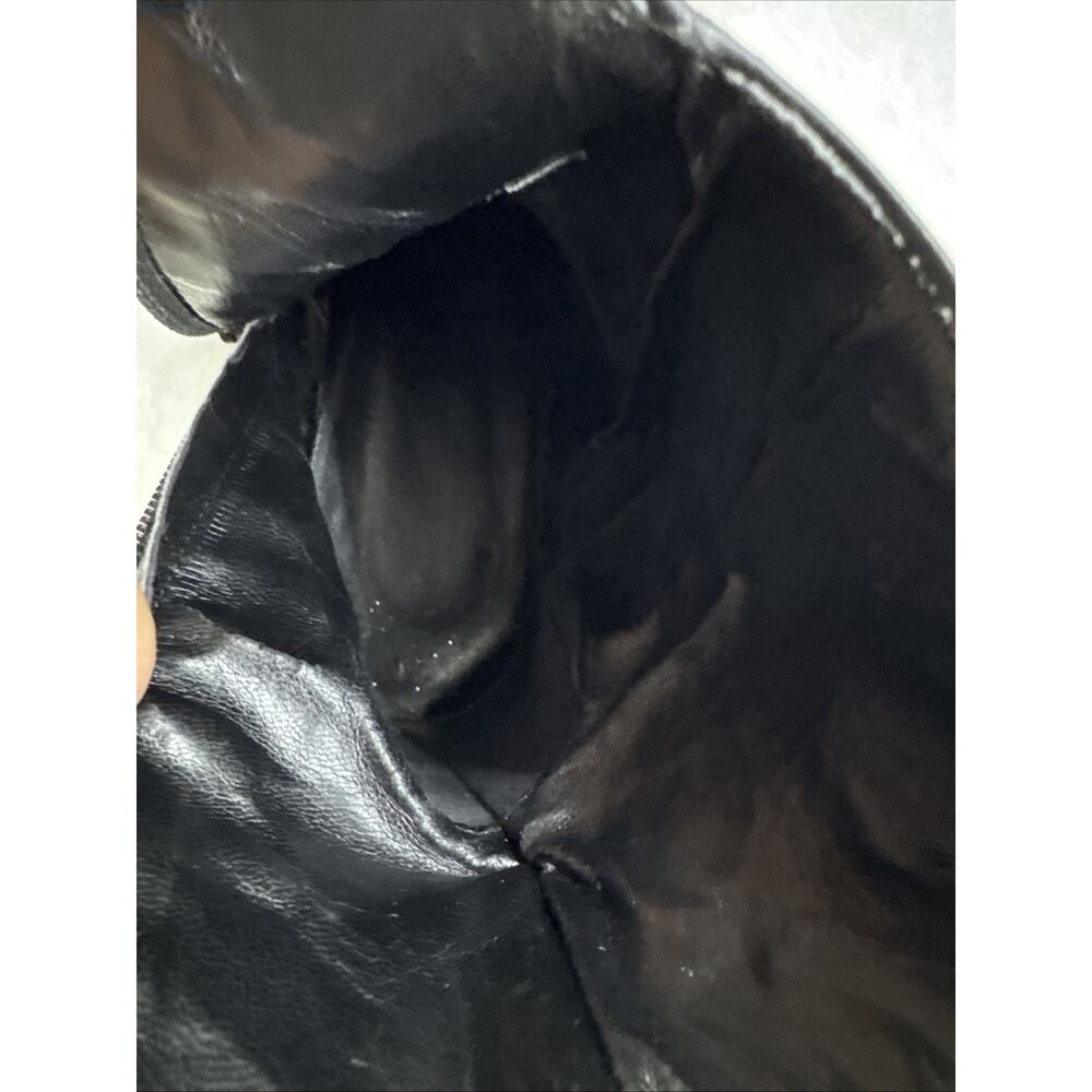 Vero Cuoio Womens Handcrafted in Italy Black Leather Ankle Boots Sz 5.5 Eur 36 - Picture 3 of 14